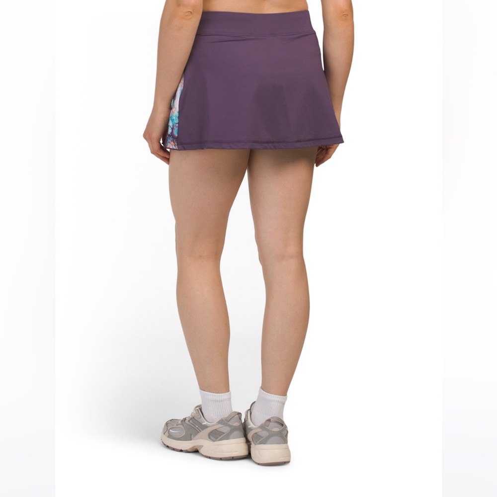 SOFIBELLA | NWT UPF 50 Asymmetrical Print Accent Skort - Picture 2 of 8